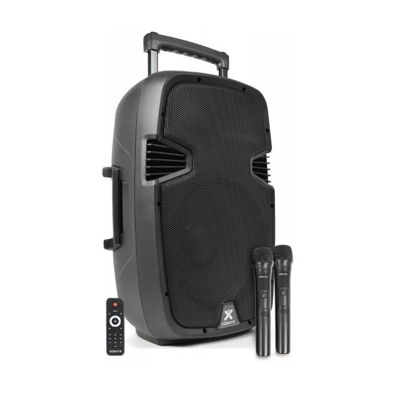 VONYX 170.080 SPJ-PA915 BAFLE MOVIL + MICROFONOS Envío Gratis
