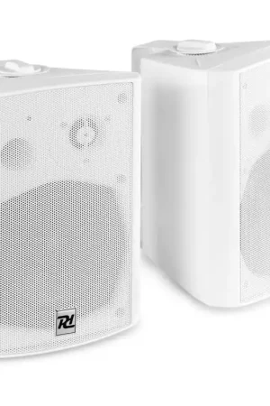 POWER DYNAMICS 100.064 DS65MW CONJUNTO ALTAVOCES ACTIVO CON BT 6.5” 125W BLANCO Solo Por Tiempo Limitado
