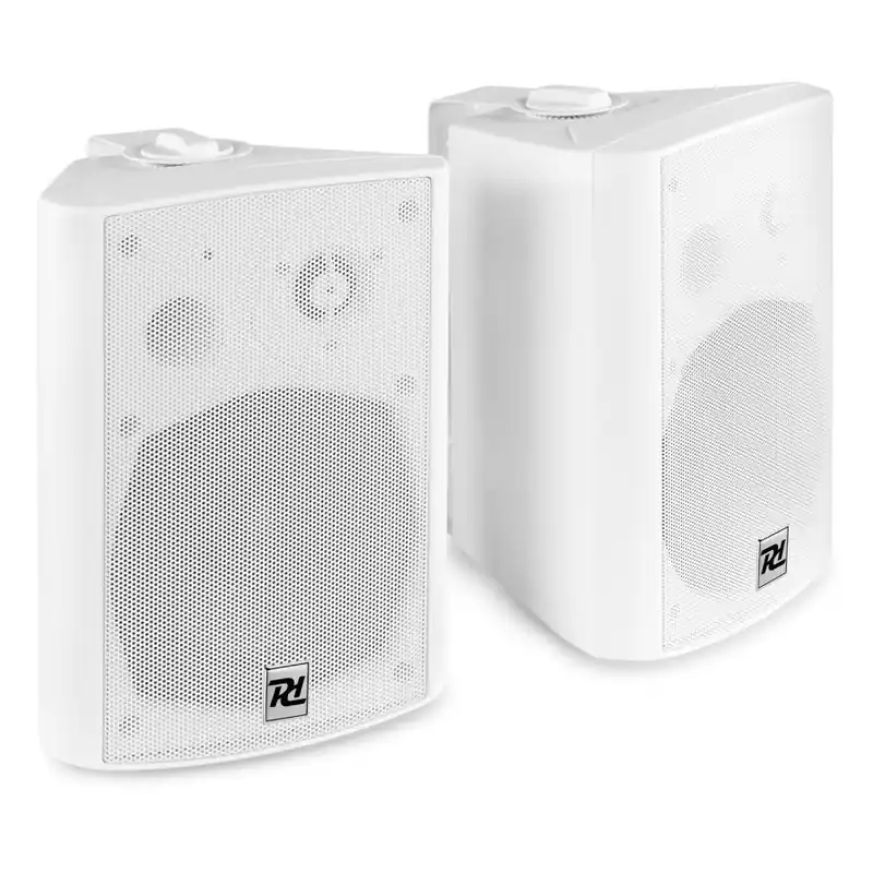 POWER DYNAMICS 100.064 DS65MW CONJUNTO ALTAVOCES ACTIVO CON BT 6.5” 125W BLANCO Solo Por Tiempo Limitado