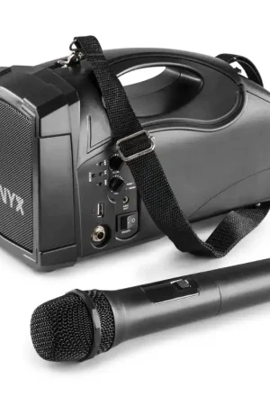 Envío Gratis VONYX 178.866 ST014 MEGAFONO CON MICRO INALAMBRICO Y BATERIA UHF