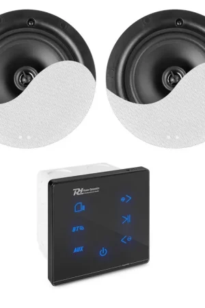 POWER DYNAMICS 952.458 POWERLINE A50BSET CONJUNTO AMPLIFICADOR PARA EMPOTRAR EN PARED CON 2 ALTAVOCES DE TECHO Oferta Limitada