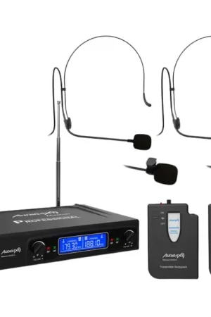 AUDIBAX MISSOURI 2500 MICROFONO INALAMBRICO DOBLE LAVALIER / DIADEMA Ocasión Especial