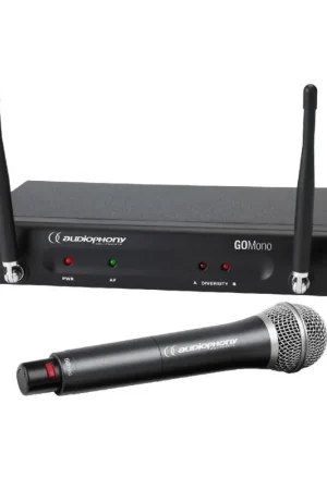 Favorito De Clientes AUDIOPHONY PACK GO-HAND MICROFONO MANO F5