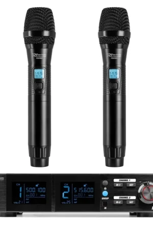 Oferta POWER DYNAMICS 179.030 PD522 SET MICROFONO INALAMBRICO UHF CON 2 MICROFONOS DE MANO