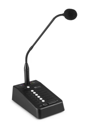 Envío Gratis POWER DYNAMICS 954.030 PMPM10 MICROFONO DE AVISOS 6 ZONAS
