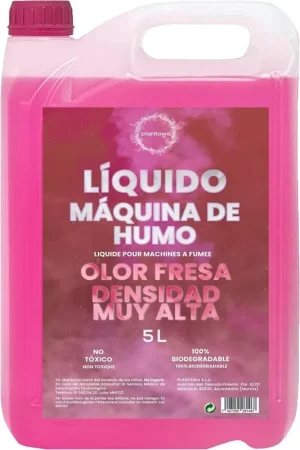 PLANTAWA LIQUIDO MAQUINA DE HUMO 5L MUY ALTA DENSIDAD OLOR FRESA Súper Precio