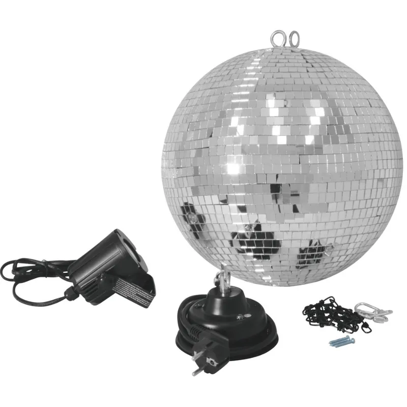 Envío Gratis EUROLITE MIRROR BALL SET 30CM SET FOCO LED SPOT