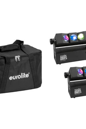 Oferta Flash EUROLITE SET 2X AKKU MBT-3 SPOT MK2 + SOFT BAG