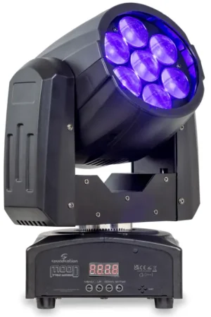SOUNDSATION MOOD 715Z WASH MOVING HEAD LED W/ZOOM Certificado