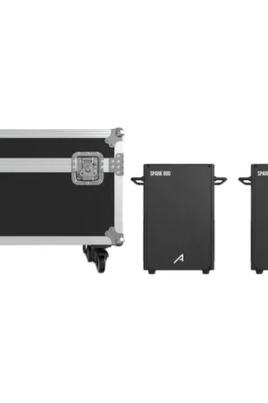 No Te Lo Pierdas AUDIBAX SPARK 900 MAQUINA DE FUEGO FRIO 2 UNIDADES + FLIGHT CASE