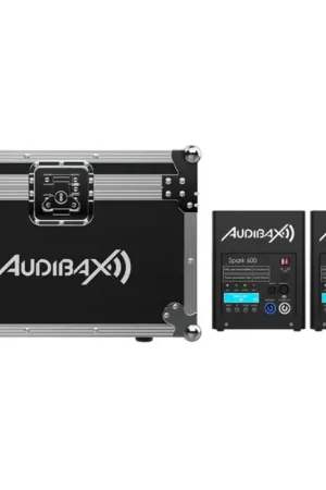 Mejor Precio AUDIBAX SPARK 600 MAQUINA DE FUEGO FRIO 2 UNIDADES + FLIGHT CASE