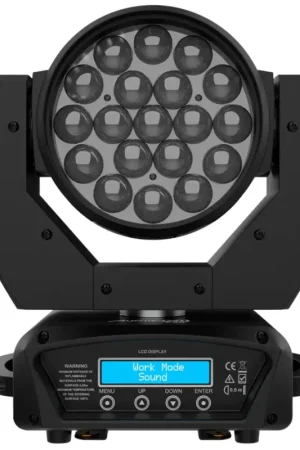 AUDIBAX IOWA PIX 300 CABEZA MOVIL 19 LEDS X 15W RGBW ZOOM MOTORIZADO Mejor Precio
