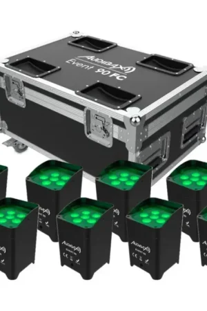 Directo De Fábrica KIT 8 AUDIBAX EVENT 90 + FLIGHT CASE