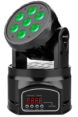 Precio De Oferta AUDIBAX IOWA 70 CABEZA MOVIL DISCO WASH 70W LED 4 EN 1 RGBW