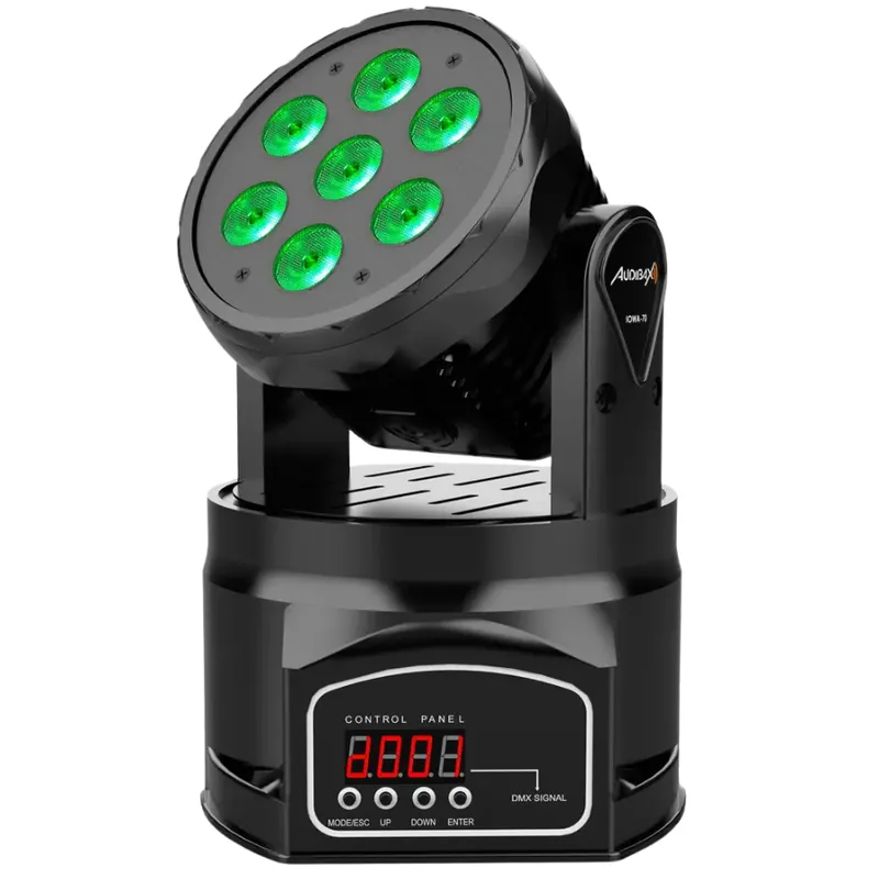Precio De Oferta AUDIBAX IOWA 70 CABEZA MOVIL DISCO WASH 70W LED 4 EN 1 RGBW