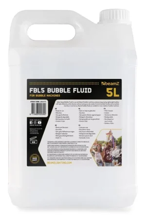 BEAMZ 160.575 LIQUIDO DE BURBUJAS 5L Envío Inmediato