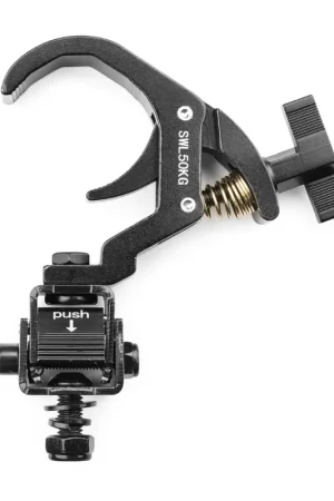 Últimas Unidades BEAMZ 151.476 BC50B-150F GARRA DE AGARRE RAPIDO TILT AJUSTABLE NEGRO