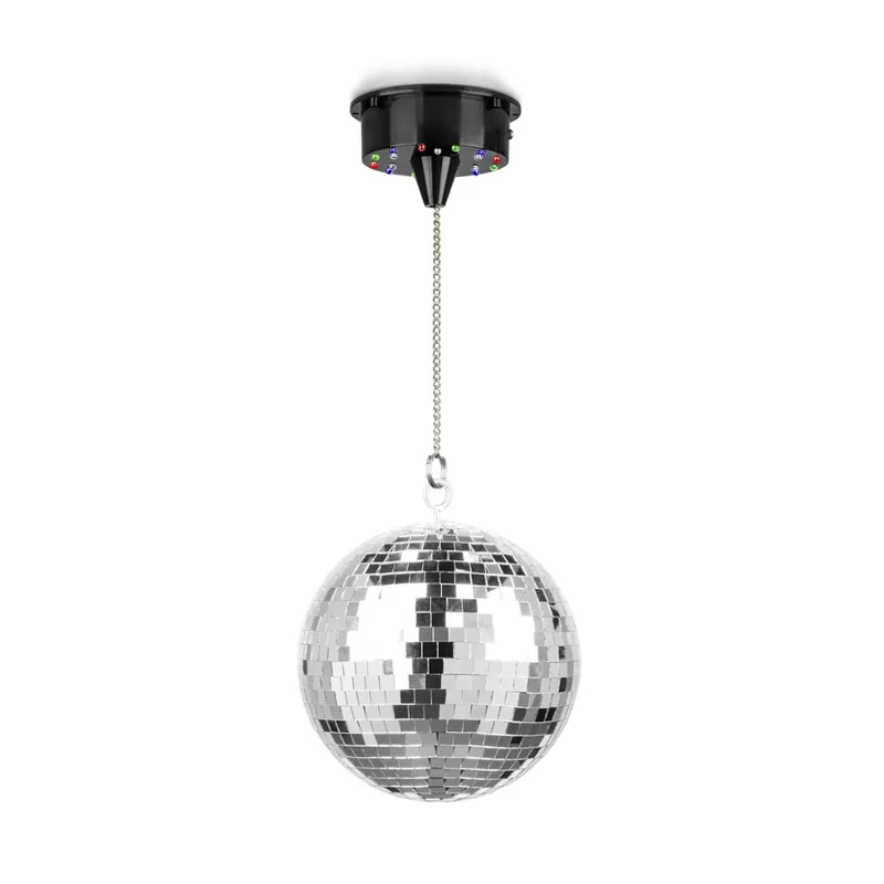 Precio Bajo FUZZIX 151.334 MB20ML BOLA DE DISCO CON MOTOR 18 LEDS, 20 CM