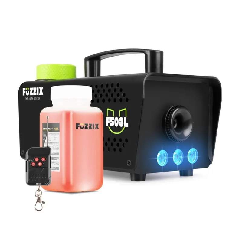 Directo De Fábrica FUZZIX 160.307 F503L MAQUINA DE HUMO PARTY 3 LEDS RGB