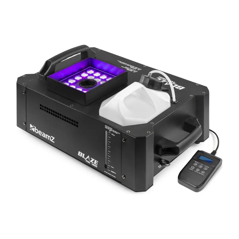 BEAMZ 160.542 BLAZE1800 MAQUINA DE HUMO VERTICAL 24X4W 4EN1 LED Ocasión Especial