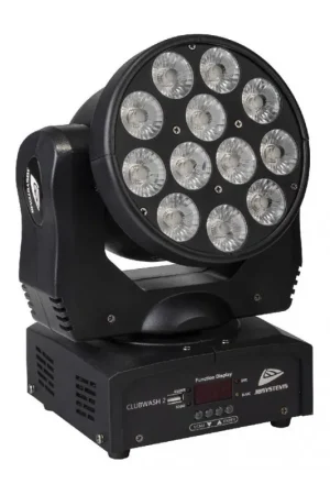 Liquidación JB SYSTEMS CLUBWASH 2 MINI CABEZA MOVIL LED 12x12W RGBWA+UV