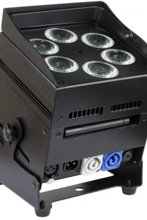 JBSYSTEMS ACCU COLOR BATERIA 6X10W RGBWA (NEGRO) Gran Oferta