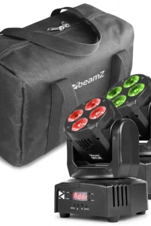 BEAMZ 150.532 MHL36 PAREJA Y MALETA TRANSPORTE Gran Oferta