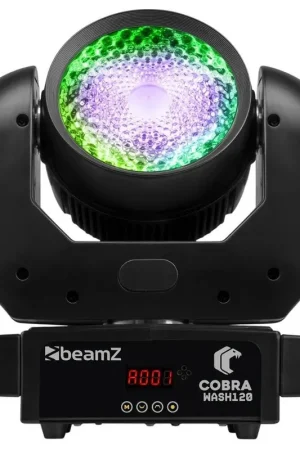 BEAMZ 150.437 COBRA WASH120 CABEZA MOVIL LED CON ANILLO LED Precio De Oferta
