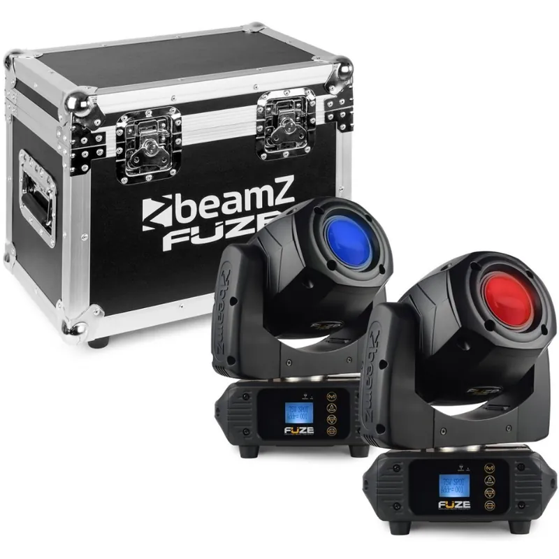 BEAMZ 150.383 SET 2 FUZE75S Y MALETA TRANSPORTE Oferta De Temporada