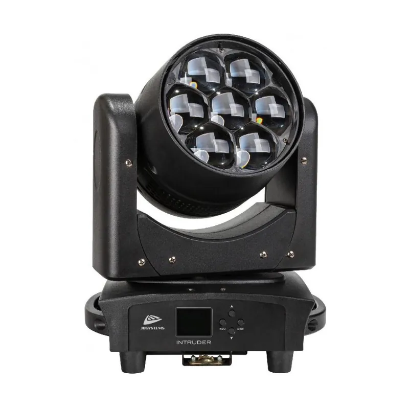 Stock Limitado JB SYSTEMS INTRUDER CABEZA MOVIL WASH 7X40W ZOOM