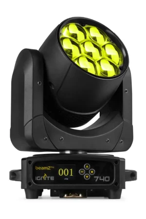 BEAMZ PRO 152.120 IGNITE740 CABEZA MOVIL WASH CON ZOOM 7X40W Última Oportunidad