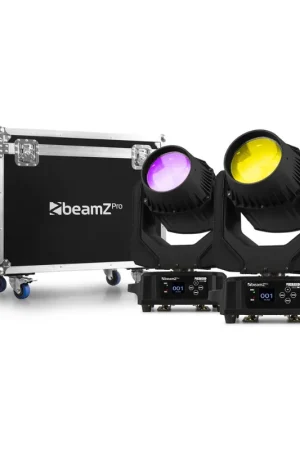 BEAMZ PRO 152.050 NEREID CABEZA MOVIL BEAM 120W PARA EXTERIOR 2PCS EN FLIGHTCASE Entrega Rápida