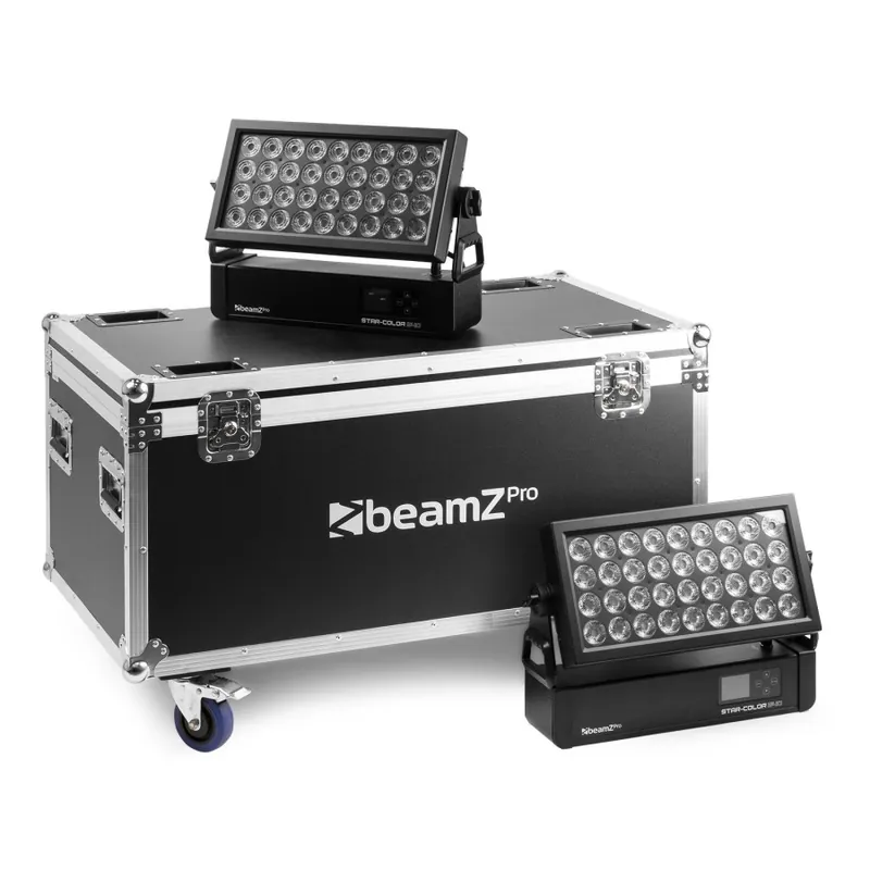 Gran Oferta BEAMZ PRO 150.155 FLC5404 FLIGHTCASE PARA 4 PIEZAS STAR-COLOR 540