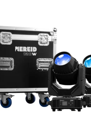 Envío Inmediato BEAMZ PRO 152.046 NEREID1R BEAM 1R CABEZA MOVIL EXTERIOR 2PCS EN FLIGHTCASE