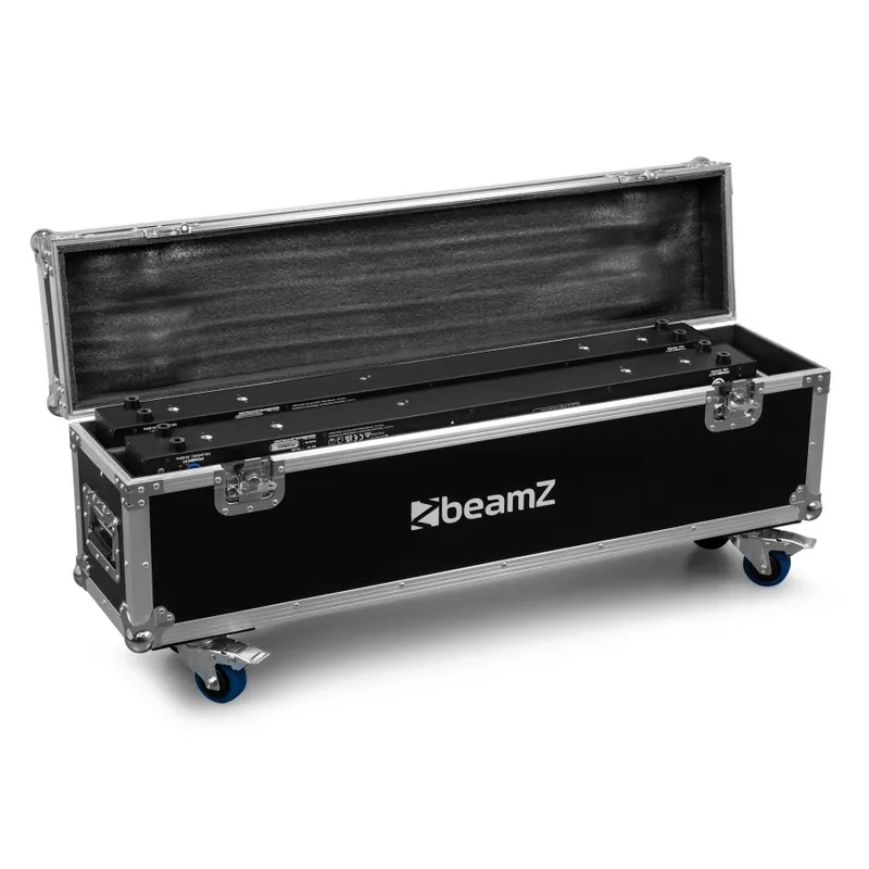 BEAMZ 150.499 FCPQ Flightcase para 2x Panther Quatro Bar Devolución Gratuita