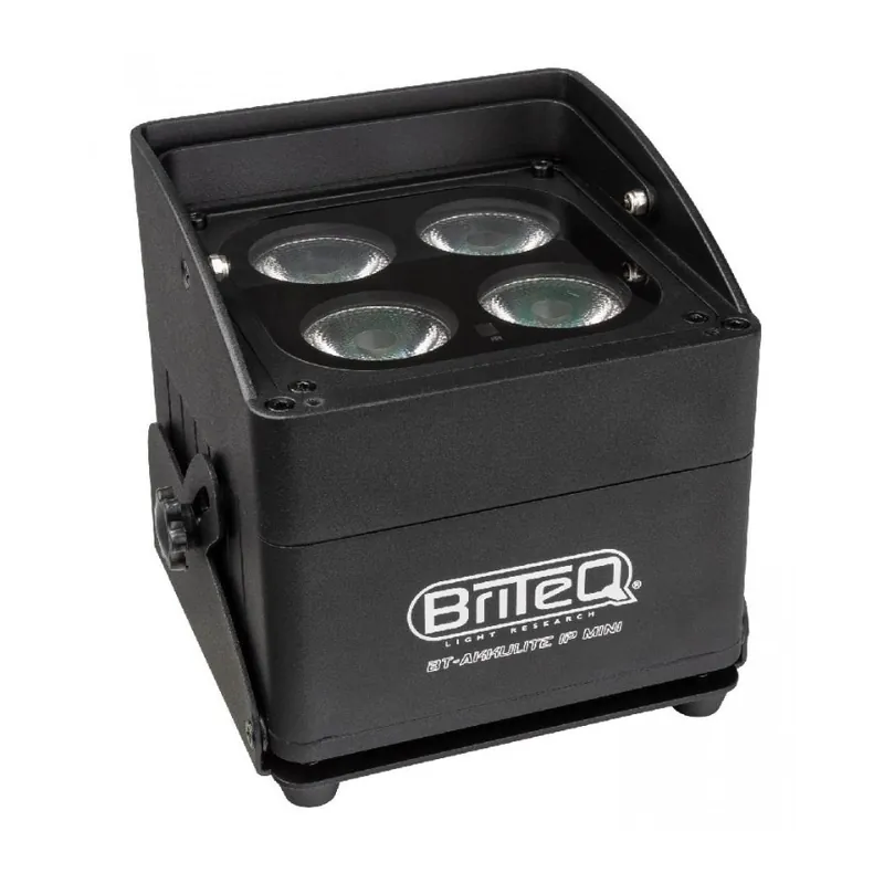 BRITEQ BT-AKKULITE IP MINI 4x10W RGBWA IP65 CON BATERIA Imprescindible (Must-Have)