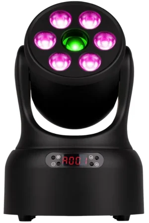 BEAMZ 156.013 NOVA68G-BK CABEZA MOVIL WASH MH CON GOBO Ocasión Especial