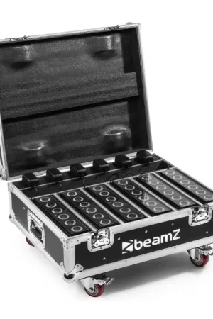 Económico BEAMZ 150.481 FCC12 FLIGHTCASE PARA 6X FOCOS SERIE BBP612 CHARGING