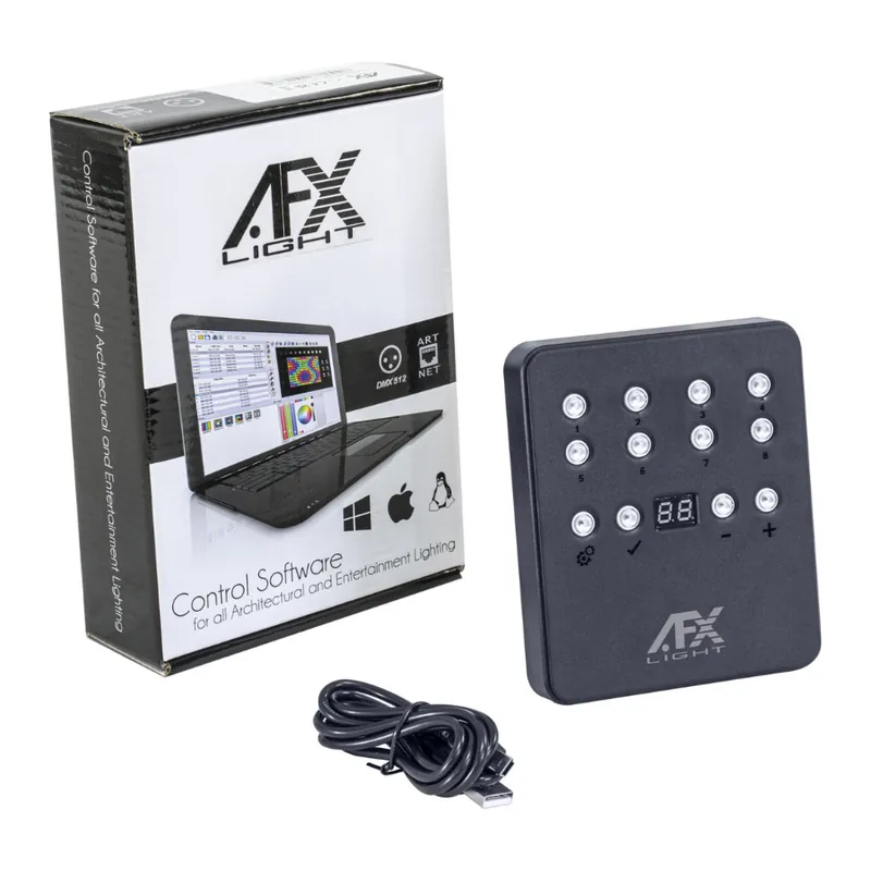 Garantía De Devolución De Dinero AFX DMX-SLIM-PANEL-512