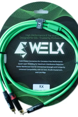 WELX RX - CABLE MINI JACK A DOBLE RCA 1.5 METROS No Te Lo Pierdas