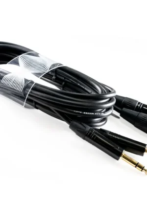 Oferta De Temporada WELX BLACKWAVES CTM BALANCED - CABLE DOBLE XLR MACHO A DOBLE JACK 1.5 METROS