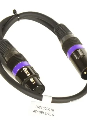 ACCU-CABLE AC-DMX3/0.5 3 P. XLRM/3 P. XLRF 0.5M DMX Precio De Oferta