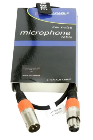 ACCU-CABLE AC-XMXF/1 CABLE MICROFONO XLR 1M Alta Calidad