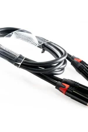 Favorito De Clientes WELX BLACKWAVES RR BLACK - CABLE DOBLE RCA A DOBLE RCA 1 METRO