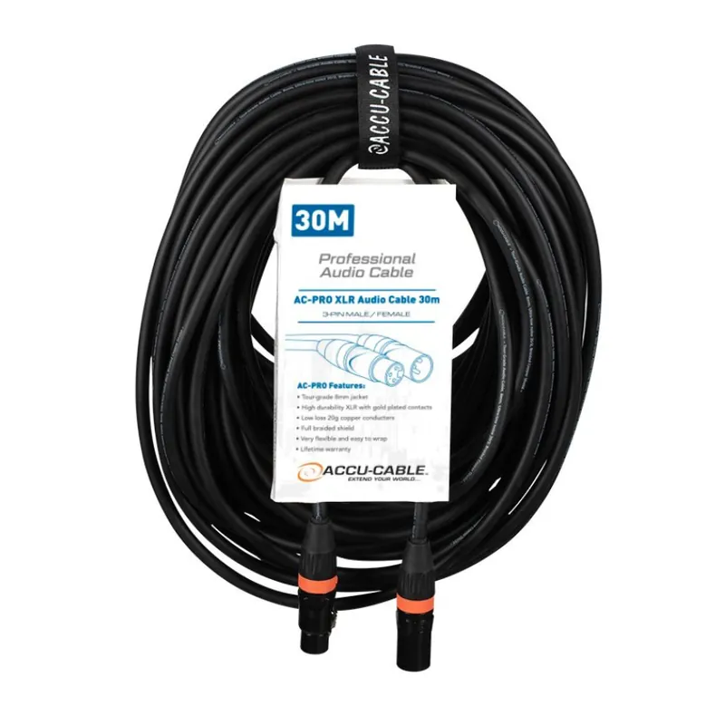 ACCU-CABLE AC-PRO XLR AUDIO CABLE 30M Barato