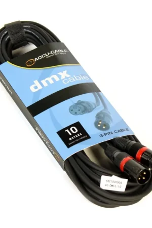 Barato ACCU-CABLE AC-DMX3/10 3 P. XLRM/3 P. XLRF 10M DMX