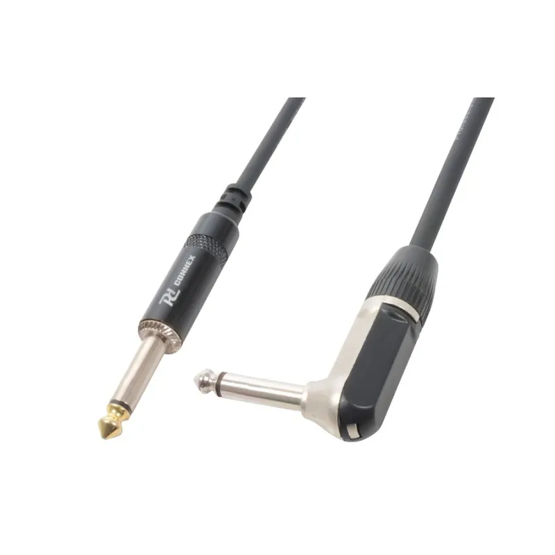 Compra Ahora PD CONNEX 177.618 CX115-6 CABLE GUITARRA JACK 6.3 MONO - JACK 6.3 MONO EN ANGULO 6M