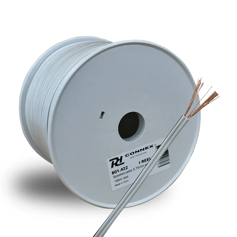 PD CONNEX 801.422 RX26 CABLE PARALELO ALTAVOZ, 2 X 0,75MM, 6.0A, BLANCO, 100M Novedad