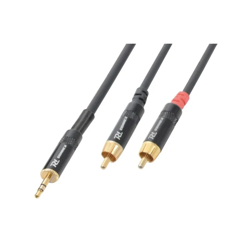 PD CONNEX 177.036 CX85-3 CABLE 3.5 STEREO 2X RCA MACHO 3M Precio Reducido