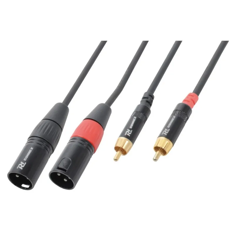 PD CONNEX 176.683 CX66-3 CABLE DE SENAL 2 X MACHO XLR A 2 X MACHO RCA - 3.0M Rebajas